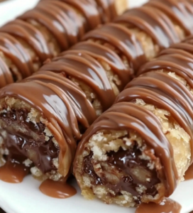 No-Bake Chocolate Caramel Rolls