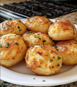 Cheesy Mashed Potato Puffs