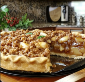 Apple Streusel Pie