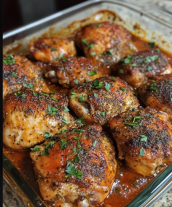 Baked Chicken Thighs