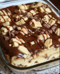 No-Bake Peanut Butter Eclair Cake