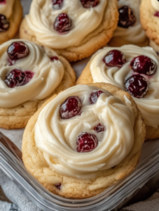 Frosted Cranberry Sugar Cookies