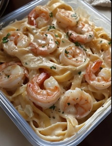 Creamy Shrimp Alfredo Pasta
