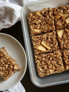 Apple & Oatmeal Crumble Bars