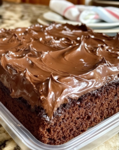 Double Chocolate Coca Cola Cake