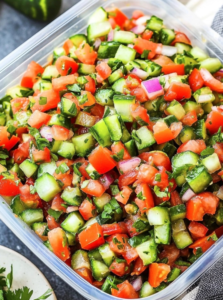 sMediterranean Cucumber and Tomato Salad Recipe