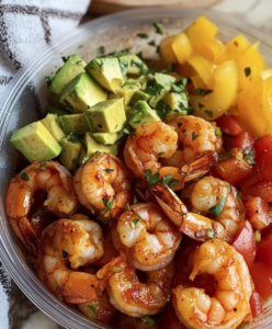 Spicy Garlic Shrimp & Avocado Bowl Recipe