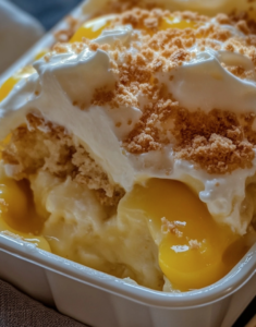 Lemon Cream Cheese Dump Cake