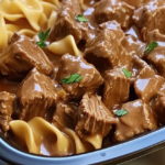 Creamy Beef and Shells