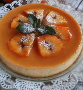 Persimmon Flan