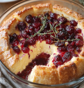 Cranberry Baked Brie