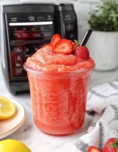 Ninja Creami Strawberry Lemonade Slushy