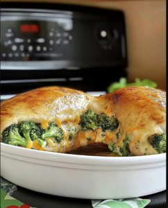 Broccoli cheddar stuffed chicken