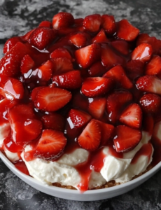 No-Bake Strawberry Cheesecake Dessert