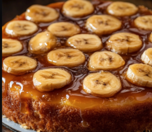 🍌 Banana Upside Down Cake