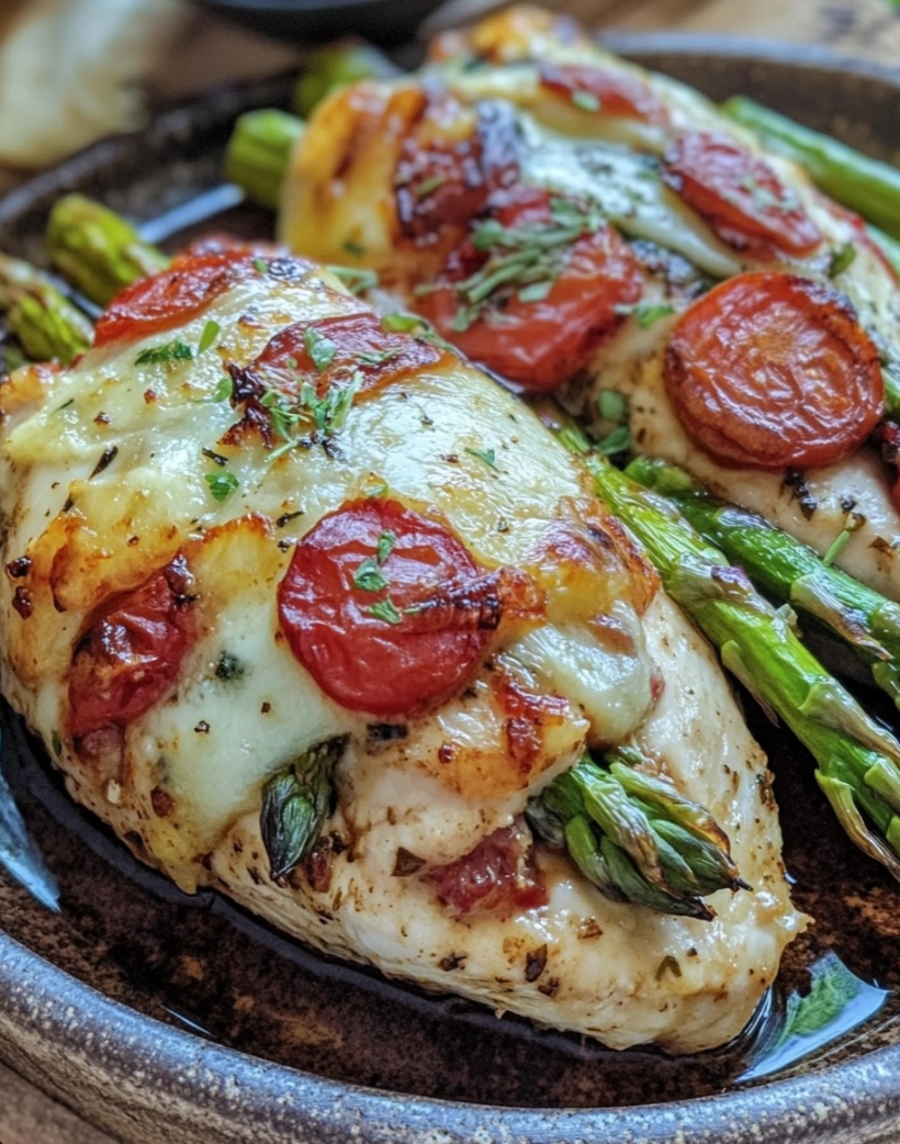 Asparagus Stuffed Chicken Breast