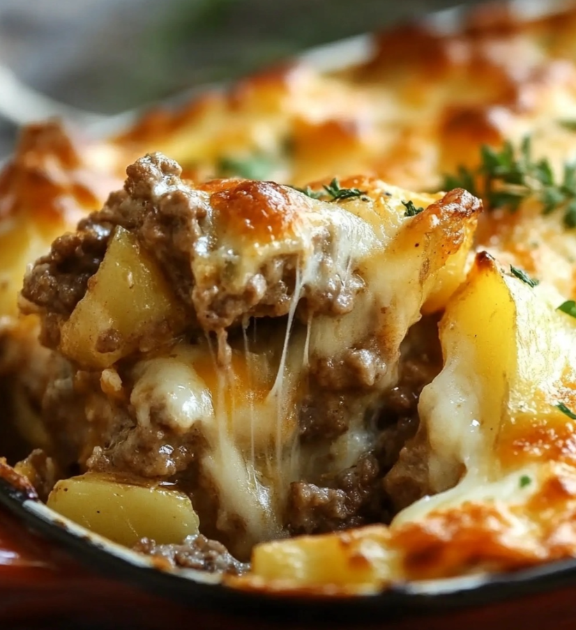 Hamburger and Potato Casserole!