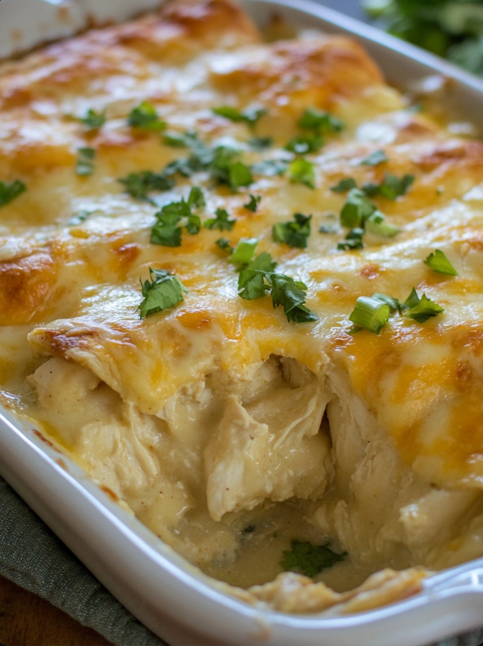 Cream Cheese Chicken Enchiladas