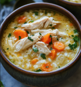 Chicken and Rice Soup.