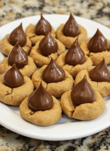 No Bake Peanut Butter Blossoms
