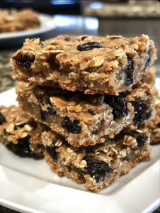 Oatmeal Raisin Cookie Bars