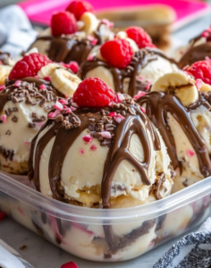 No-Bake Banana Split Cheesecake Bites