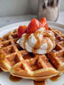Belgian Waffles (though technically waffles, they have a similar structure)