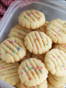 Whipped Shortbread Cookies