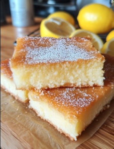 2 Ingredient Lemon Cake Bars