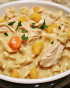 Comforting Chicken & Noodles