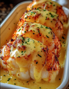Creamy Garlic Butter Lobster Tails