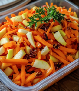 Carrot Apple Morning Salad