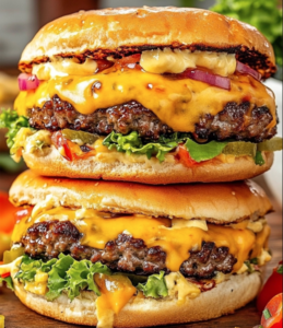 Hamburger Homemade.