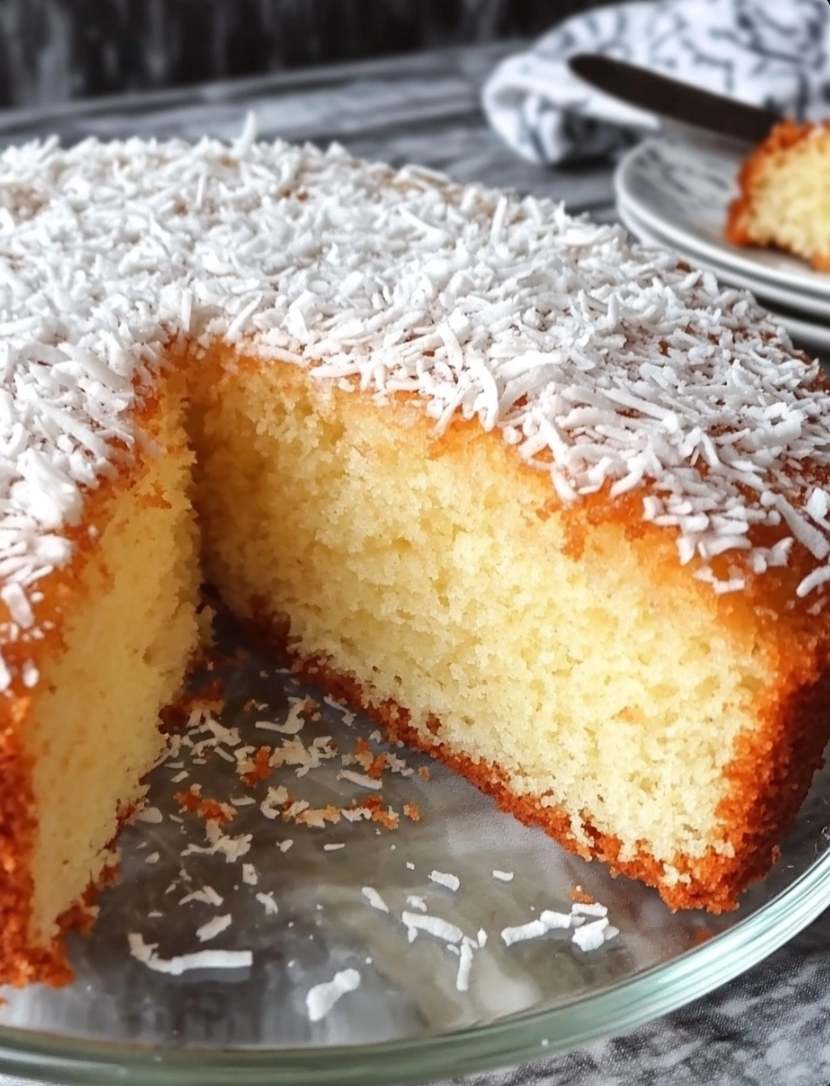 Quick and Delicious Cake Recipe Easy Coconut Cake! Easy cake