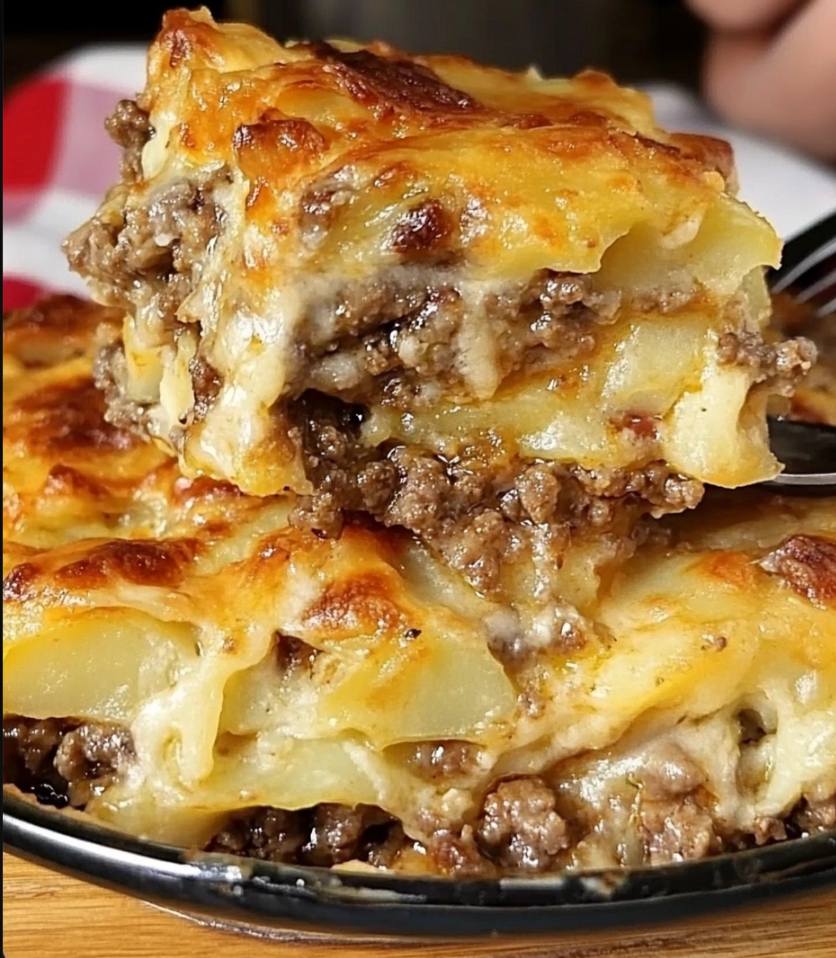 Ground Beef and Potato Casserole Recipe