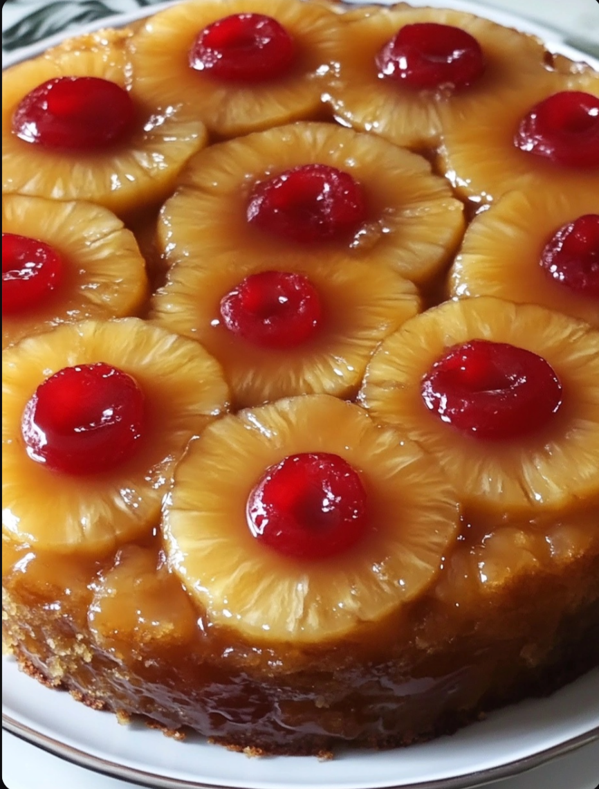 Pineapple Upside Down Cake 🍍🍰.