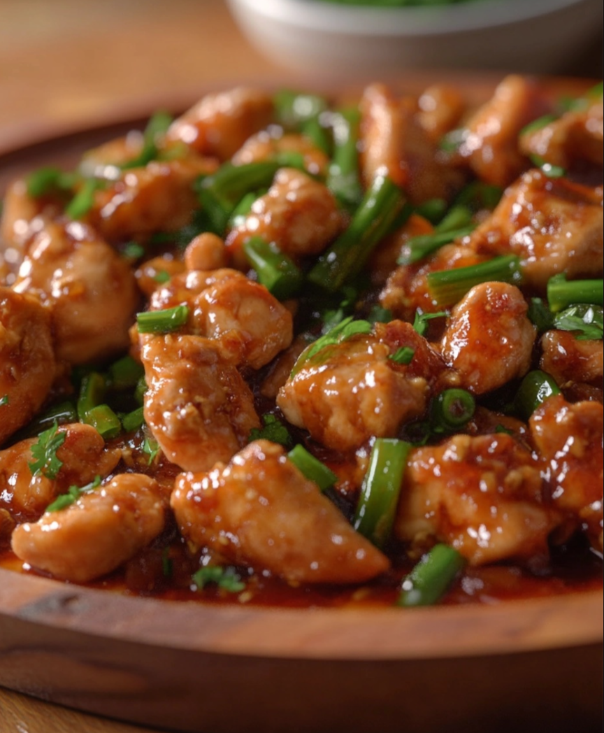 Delicious Chicken and Green Onion Stir-fry Recipe