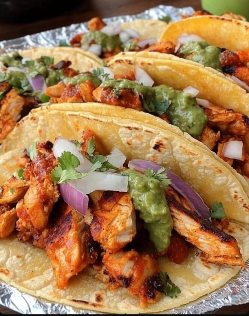 Grilled Chicken Tacos Recipe 🌮🔥