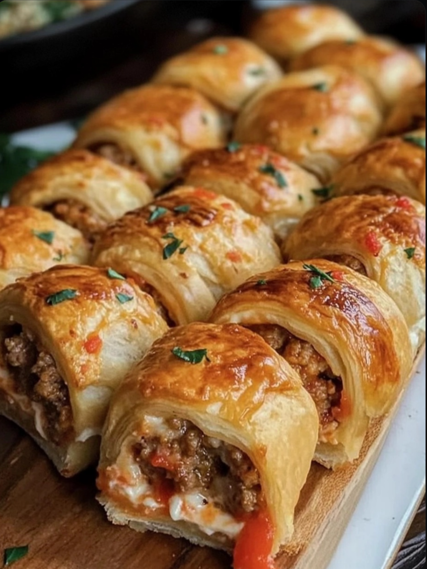 Sausage & Cream Cheese Crescent Rolls 🌭🥐