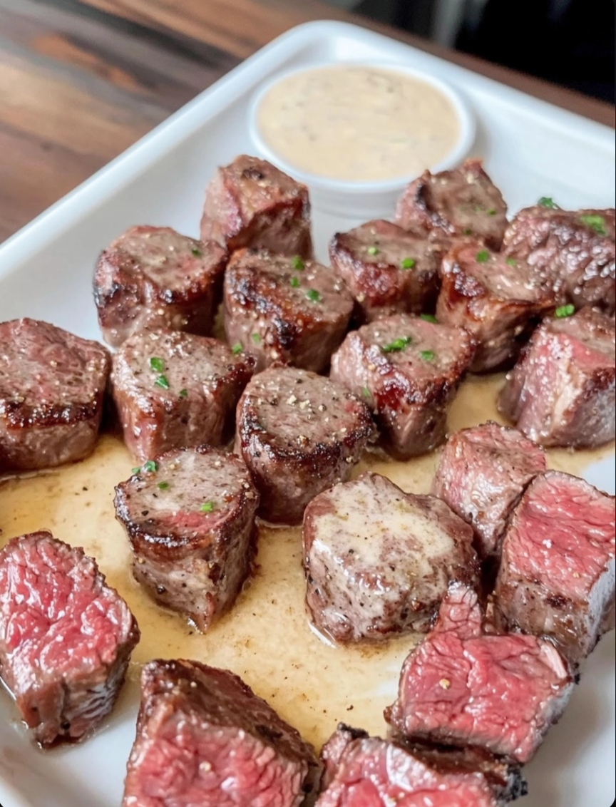 Melt-in-Your-Mouth Steak Bites 🥩🧈