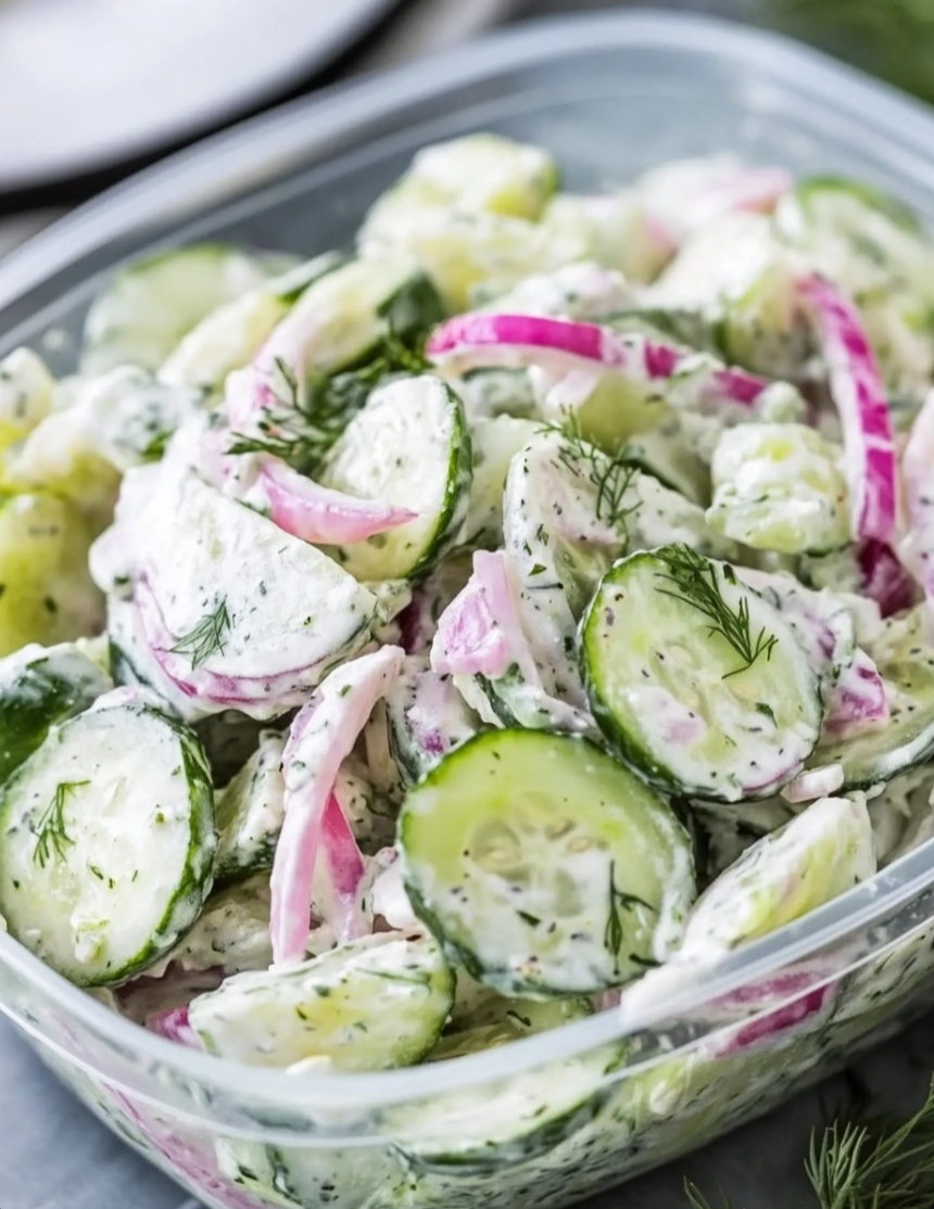 Creamy Cucumber Salad