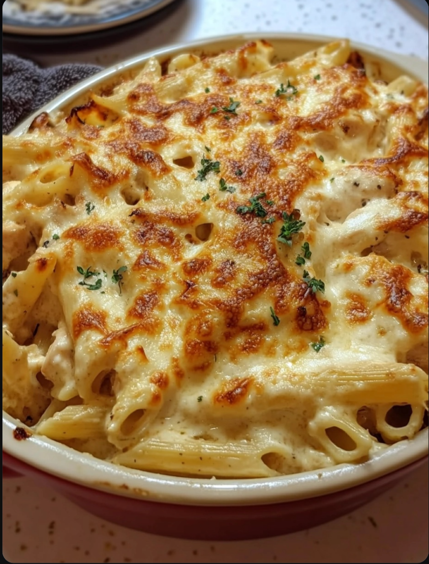 Baked Creamy Chicken Pasta