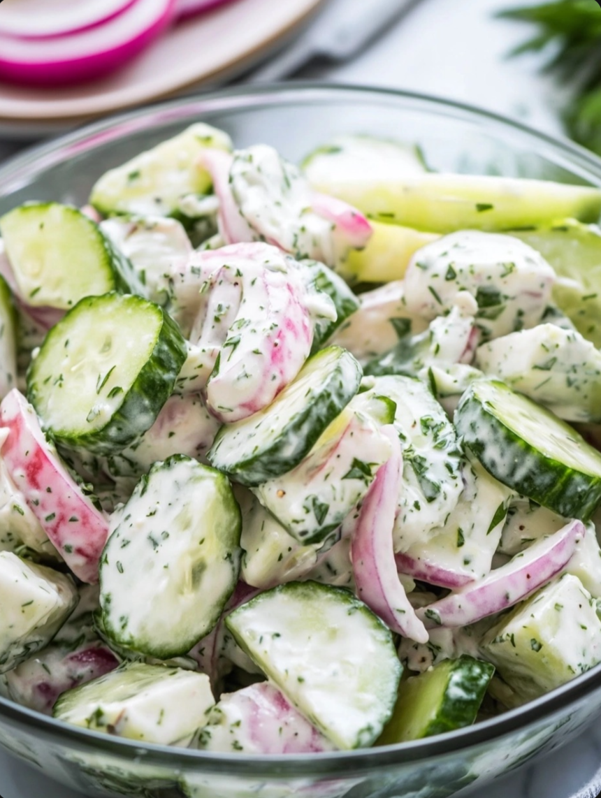 Creamy Cucumber Salad