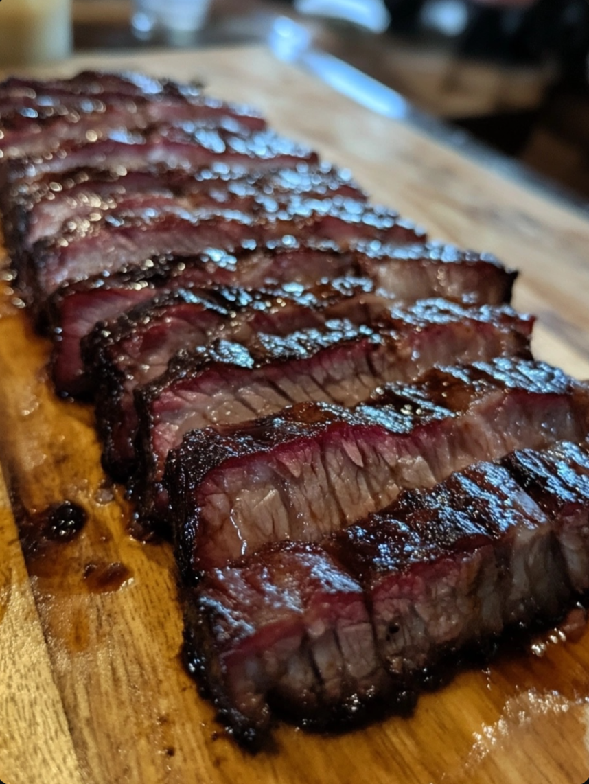 Smoked Short Ribs Marinated in Homemade Korean BBQ Sauce