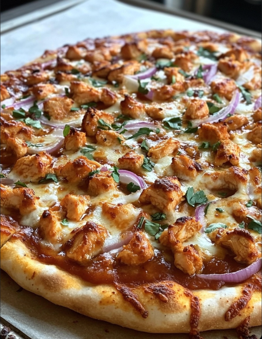 BBQ Chicken Pizza,