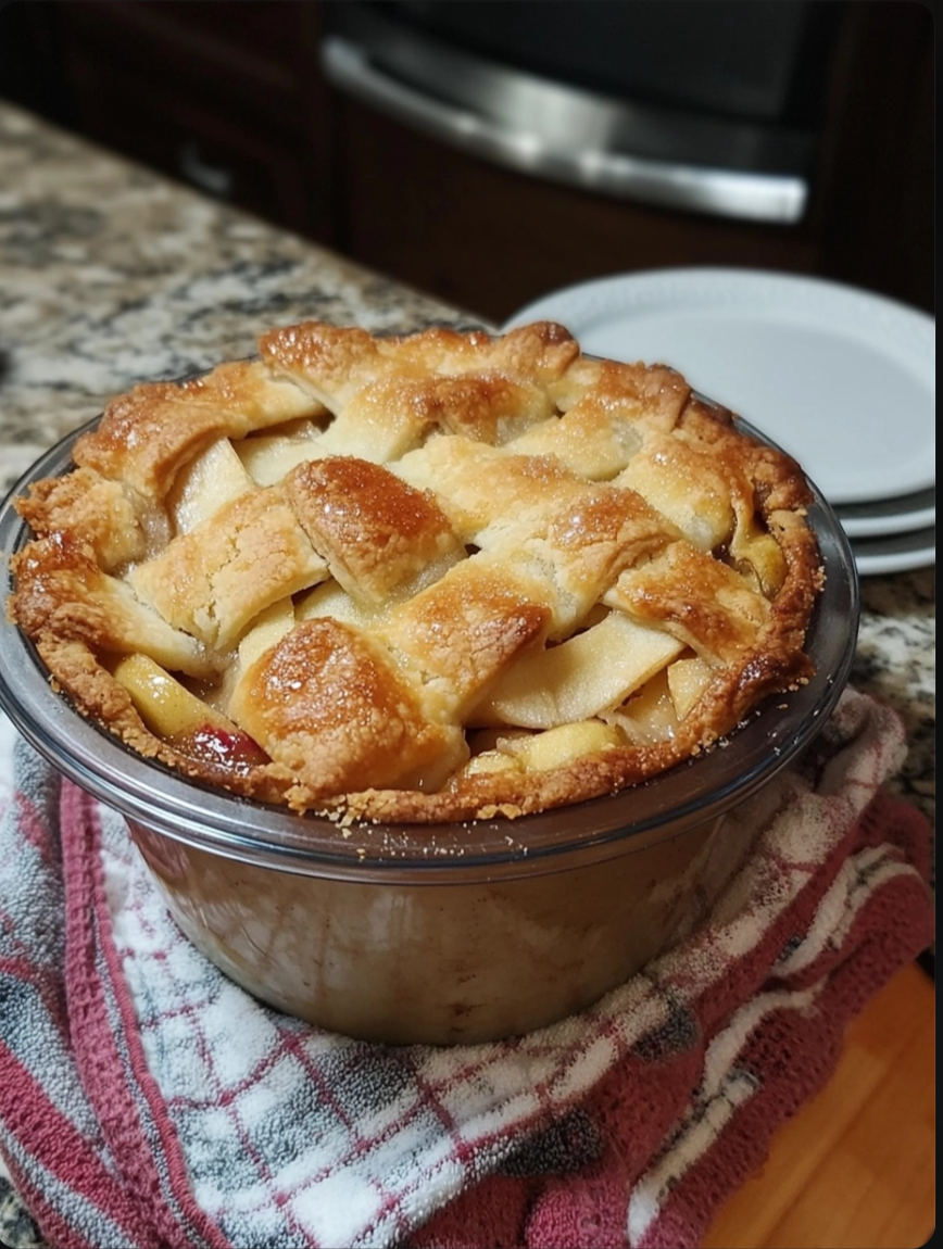 Apple Pie with Sugar Cookie Crust,
