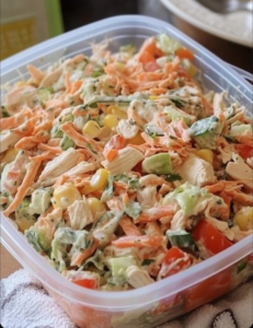 Mexican Chicken Salad EASY Recipe