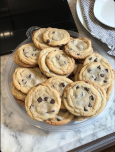 Chewy Cannabis-Infused Vanilla Bean Pudding Cookies with Chocolate and Peanut Butter Chips