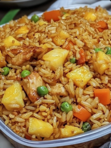 Pineapple Chicken Fried Rice