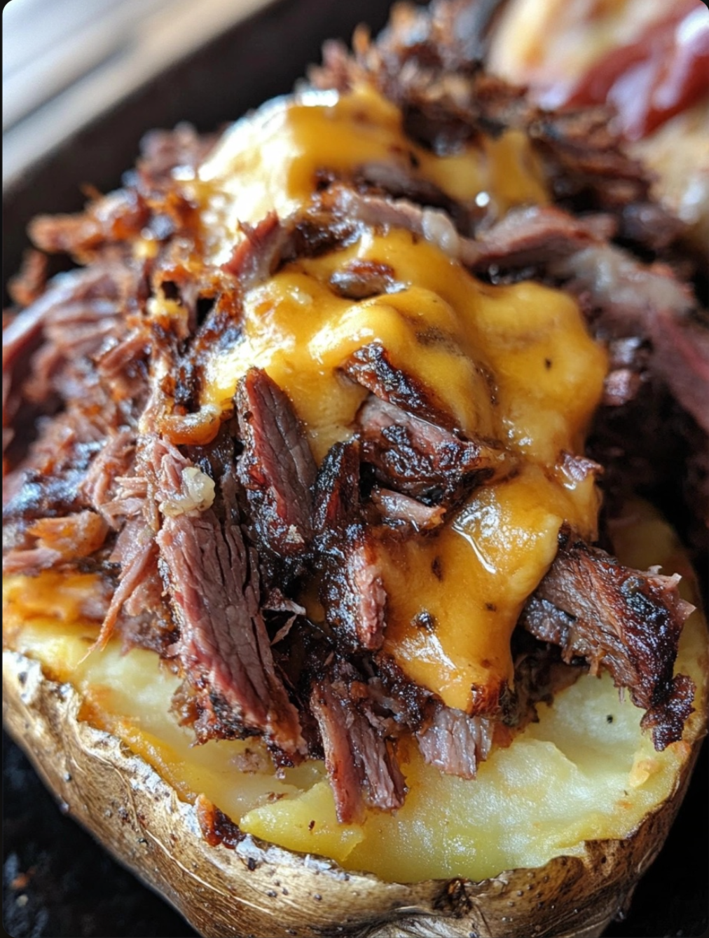 Brisket-Loaded Baked Potato